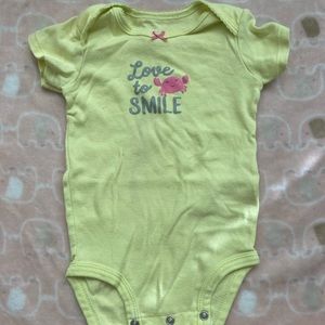 Baby Girl Carters Onesie for 6 Months Old